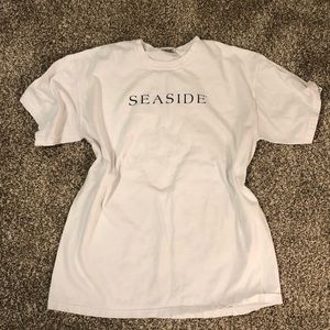 Seaside, FL White Short Sleeve Shirt!